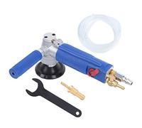 Aolidsive Amoladora Angular Máquina Neumática de Aire, Rectificadora Neumática de Acero Inoxidable de Plástico 4300 RPM 1 4 Pulgadas G1 4 Entrada, 90 Grados para Pulido de Granito de Mármol Encerado