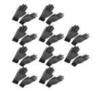 Aolidsive Guante Antiestático 10 Pares de de Trabajo de Punto de Nailon