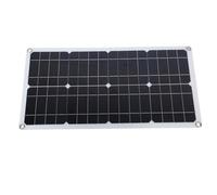 Aolidsive Kit de Panel Solar, Panel Solar Portátil Impermeable IP67 de 100 W con Controlador de 20 A, Cargador de DC 12 V 24 V para RV Caravana Vehículo Uso Al Aire Libre