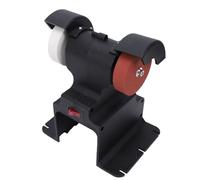 Aolidsive Mini Pulidora de Banco, 250 W, 7000 Rpm, Inalámbrica para Batería de 18 V, con Accesorios de Montaje, Muelas Abrasivas para Pulido de Metales y Afilado