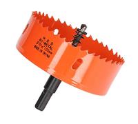 Aolidsive Sierra Perforadora Bimetálica, Cortadora de Acero de Alta Velocidad con Dientes para Madera y PVC, 32 Mm de Profundidad y 37 Mm de para Taladros Eléctricos (3-15/16"(100))