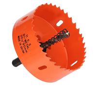 Aolidsive Sierra Perforadora Bimetálica, Cortadora de Acero de Alta Velocidad con Dientes para Madera y PVC, 32 Mm de Profundidad y 37 Mm de para Taladros Eléctricos (3-9/16"(90))