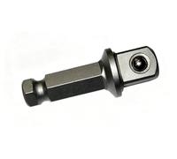 AOMUCH Adaptador de enchufe hexagonal 7/16 a 1/2 cuadrado, convertidor de bola de resorte, retenedor de bola de 5 cm