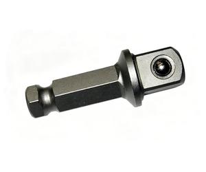 AOMUCH Adaptador de enchufe hexagonal 7/16 a 1/2 cuadrado, convertidor de bola de resorte, retenedor de bola de 5 cm