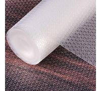 AOOHA Protector Cajones Cocina EVA Plastico Protector,30x500cm Estera No Adhesiva Reutilizable Impermeable,Alfombrilla Antideslizante De EVA Recortable Para Cajón Nevera Mueble Estante Transparente