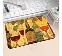 Aoojlo Alfombra Baño Secado Rapido Yellow Alfombrilla Baño Diatomita Antideslizante, Alfombra Ducha Absorbente Fácil Limpieza Lavable Bath Mat Rug para Suelo Entrada Cocina 120x170cm 16-1311