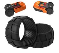 AOOSU 2PCS Protector de rueda XL compatible con Worx Landroid Cubierta de elevación del perfil de la rueda delantera M500 M700 S300 M1000 (Plus), LandXcape LX790 y muchos(RSXJ0002)