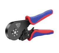 AOOWU Crimpadora Profesional, AWG 30-5/0.08-16mm² Crimpadora Hex, Herramienta Crimpado de Cable Autoajustable, Herramienta de Crimpado de Férulas para Electricistas, Renovadores y Constructores