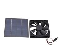 Aoresac Ventilador de escape solar de 20 W, IP65, impermeable, mini sistema de ventilación para invernadero, gallinero, remolque, cocina, uso al aire libre, con panel monocristalino