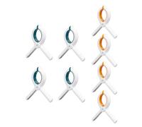 AORHOFJ 8 Piezas Pinza Toalla Grande, Pinza Toalla de Baño, Pinza Toalla de Playa Cortaviento, Pinza para Ropa de Plástico, Pinza para Ropa de Sol, Toalla de Baño para Lavandería
