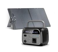 AP400 Estacion de energia portatil, 345Wh LiFePO4 con 100W Panel Solar, Carga Rápida 500W, Carga Rápida de 49min.de 0-80%,Generador Solar para hogar, caravanasa, campada, Hogar y Emergencias