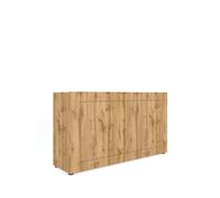 Aparador 3 puertas 150x40x83,5 cm Elios roble natural