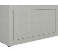Aparador de 3 puertas, 150x40x83,5 cm, modelo Elios, color cachemir