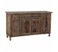 Aparador de madera con 4 puertas y 1 cajón 150x40x84h cm