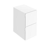 Aparador KEUCO EDITION 11 ART, 2 extraíbles frontales, 400x700x490mm, 32542310400, Cuerpo/Frontal: Lacado blanco satinado / cristal blanco satinado