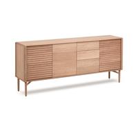 Aparador Lenon de 3 puertas y 3 cajones en madera y chapa de madera MIX Credit
