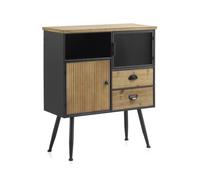 Aparador Metálico Con Tapa De Madera El mejor complemento para tu hogar.