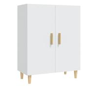 Aparador - mueble de almacenamiento de madera contrachapada blanco 70x34x90 cm es2509
