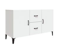 Aparador - mueble de almacenamiento de madera de ingeniería blanco 100x36x60 cm es3127