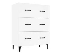 Aparador - mueble de almacenamiento de madera de ingeniería blanco 69,5x34x90 cm es3168