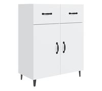 Aparador - mueble de almacenamiento de madera de ingeniería blanco 69,5x34x90 cm es3171