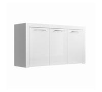 Aparador salón comedor blanco 144x42x80 3 puertas nelia muebles bonitos