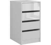 Aparador Vicco Sherry Blanco/blanco alto brillo 40.2 x 76 cm, Model 57714