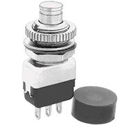 APEM 104350003 Pulsador de presión 220 V/AC 2 A 1 x On/(Off) Recordatorio 1 pc(s)
