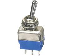 APEM Interruptor de palanca 2 x On/Off/On 12149A 250V AC 2A IP54 Permanente/0/Permanente 1 unid(s)