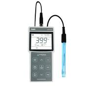 Apera Instruments AI421 PH400S kit medidor pH portátil, precisión 0,01 PH, rango pH -2,00 a 19,99, gestión datos GLP (500 grupos almacenamiento), salida datos USB, 1,3' altura, 3,4' ancho, 7' longitud