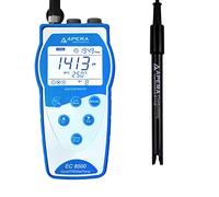 Apera Instruments EC8500 Kit portátil de medidor de pH/conductividad/TDS/salinidad