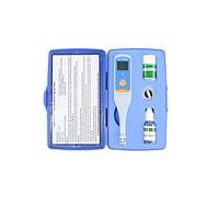 Apera Instruments SX610 medidor de pH, probador de pluma, impermeable, precisión de pH ± 0,1, rango de pH 0-14, sensor de temperatura de ± 0,5 °C
