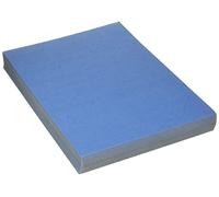 Apex 65011 - Pack de 100 portadas cartulina imitación cuero A4, color azul
