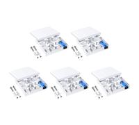 APGLSXY Caja de terminales de fibra óptica de montaje en pared, doble puerto 86, tipo 86 para protección segura de cables en gestión de fibra de pared