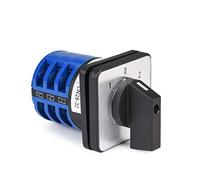APIELE Conmutador 32 A 3 posiciones 12 terminales 690 V selector de levas giratorias universal