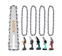 APKOL 5 Pezzi 1/4", 37 Maglie Guida Catene +1 Pezzi 6 in Barra Guida