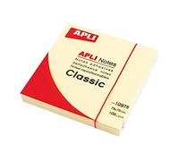 APLI Notas adhesivas Classic Notes Amarillo 75 x 75 mm 100 hojas