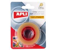 APLI 11166 - Cinta adhesiva celo transparente 19 mm x 33 m