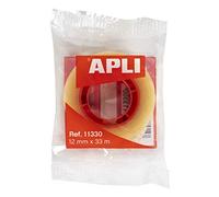 APLI 11330 - Cinta adhesiva celo transparente 12 mm x 33 m