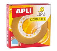 APLI 11505 - Cinta adhesiva celo doble cara 15 mm x 10 m