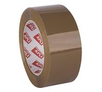 APLI 11695 - Pack de 36 rollos de precinto, 48 mm x 132 m, 25 µm, color marrón