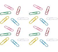 APLI 11723 Caja Clips, Multicolor, 32 Mm (Paquete de 4)