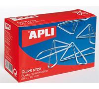 Apli 11915 - clips mariposa galvanizados nº 20 60 mm, 25 clips