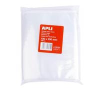 APLI Bolsas con autocierre 13131 – 180 x 250 mm – Pack 100 transparentes