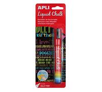 Apli rotulador de tiza liquida - punta redonda de 5.5mm - facil de bor