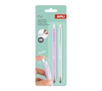 APLI 20065 - Pack de 2 Lápices Infinito HB Retráctiles