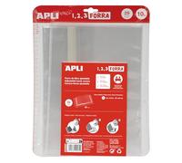 APLI 20282 - Pack de 10 Forros Ajustables PP 29 x 53 cm, 75 µ