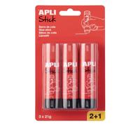 APLI 20457 - Pack 2+1 Barras de Cola 21 g