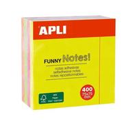 Apli Bloc de Notas de colores (75x75mm) - 100 hojas