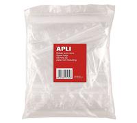 APLI Bolsa de plástico autocierre 120 x 180 mm – paquete 100 unidades